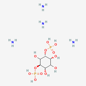 molecular formula C6H26N4O12P2 B13828966 D-Myo-inositol 2,4-bis-phosphate ammonium salt 
