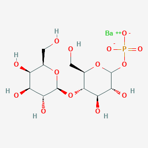 molecular formula C12H21BaO14P B13829013 A-Lactose 1-phosphate barium 