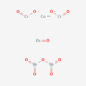molecular formula CoCr2O10Sb2Zn B13829106 Cobalt chromite green spinel CAS No. 68187-49-5