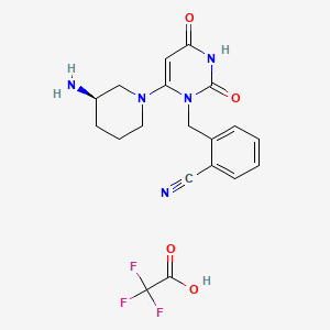 molecular formula C19H20F3N5O4 B13829107 N-Demethyl Alogliptin-2,2,2-trifluoroacetate 