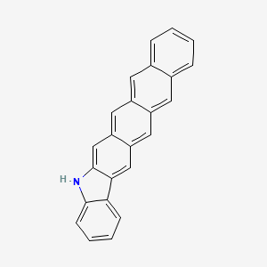 molecular formula C24H15N B13829115 Anthra[2,3-b]carbazole CAS No. 319-23-3