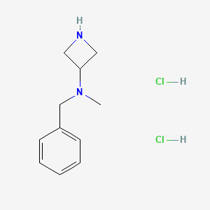 molecular formula C11H18Cl2N2 B1382916 N-benzyl-N-methylazetidin-3-amine dihydrochloride CAS No. 1803604-02-5