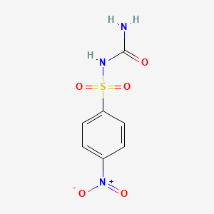 molecular formula C7H7N3O5S B13829184 p-Nitrophenylsulfonylurea CAS No. 29177-55-7