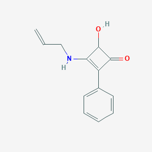 molecular formula C13H13NO2 B13829221 Carbamic acid,diethyl-,tetrahydro-2-furanyl ester 
