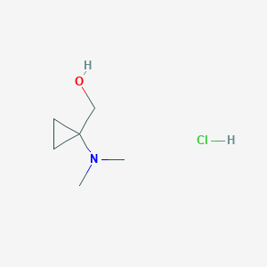 [1-(Dimethylamino)cyclopropyl]methanol hydrochloride