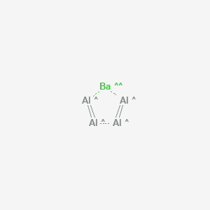 molecular formula Al4Ba B13829253 Barium aluminide 