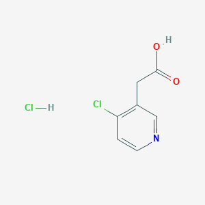 molecular formula C7H7Cl2NO2 B1382927 2-(4-Chloropyridin-3-yl)acetic acid hydrochloride CAS No. 1803562-33-5
