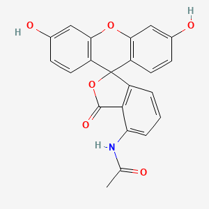 molecular formula C22H15NO6 B13829278 Acetamidofluorescein 