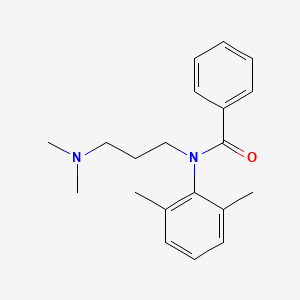 molecular formula C20H26N2O B13829301 Benzanilide, N-(3-(dimethylamino)propyl)-2',6'-dimethyl- CAS No. 17307-23-2