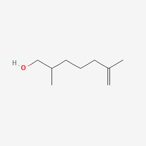 molecular formula C9H18O B13829308 2,6-Dimethyl-6-hepten-1-ol CAS No. 36806-46-9