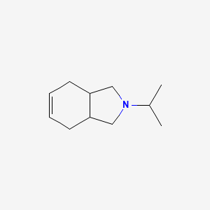 molecular formula C11H19N B13829315 Isoindoline, 3A,4,7,7A-tetrahydro-2-isopropyl- 