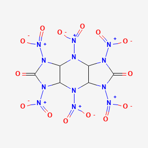 molecular formula C6H4N12O14 B13829345 Hhtdd CAS No. 115029-33-9