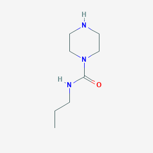 molecular formula C8H17N3O B13829355 N-Propylpiperazine-1-carboxamide CAS No. 343271-91-0