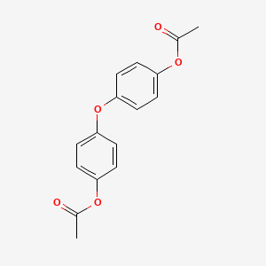 molecular formula C16H14O5 B13829359 4,4'-Diacetoxydiphenyl ether 