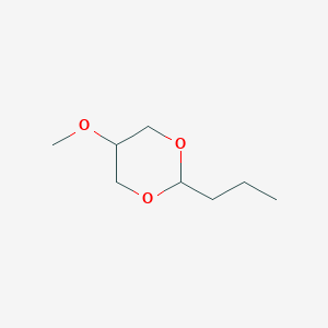 molecular formula C8H16O3 B13829386 5-Methoxy-2-propyl-1,3-dioxane 