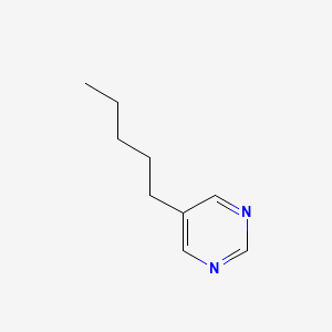 molecular formula C9H14N2 B13829394 5-Pentylpyrimidine CAS No. 33115-34-3