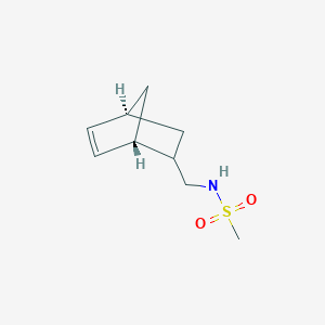 molecular formula C9H15NO2S B13829409 N-(5-Norbornene-2-methyl)-methanesulfonamide 