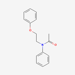 molecular formula C16H17NO2 B13829494 N-(2-Phenoxyethyl)-N-phenylacetamide CAS No. 42106-58-1