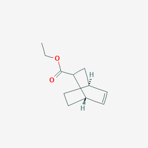 molecular formula C11H16O2 B13829520 Bicyclo[2.2.2]oct-5-ene-2-carboxylicacid,ethyl ester 