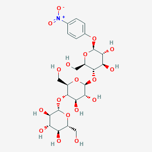 molecular formula C24H35NO18 B13829527 P-Nitrophenyl beta-D-cellotrioside 