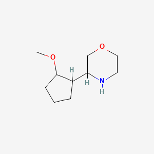 molecular formula C10H19NO2 B1382953 3-(2-Methoxycyclopentyl)morpholine CAS No. 1803600-80-7