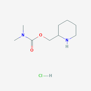 piperidin-2-ylmethyl N,N-dimethylcarbamate hydrochloride