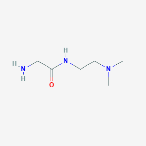 molecular formula C6H15N3O B13829677 Acetamide,2-amino-N-[2-(dimethylamino)ethyl]- 
