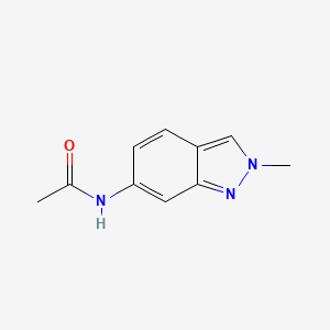 molecular formula C10H11N3O B13829686 N-(2-methylindazol-6-yl)acetamide 