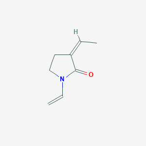 molecular formula C8H11NO B13829771 cis-3-Ethylidene-1-vinyl-2-pyrrolidone 