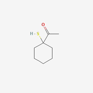 molecular formula C8H14OS B13829772 Ketone, 1-mercaptocyclohexyl methyl 