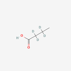 molecular formula C4H8O2 B13829781 Butyric-2,2,3,3-d4 acid 