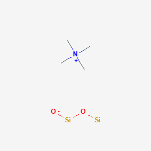 molecular formula C4H12NO2Si2 B13829826 Tetramethylammonium siloxanolate 