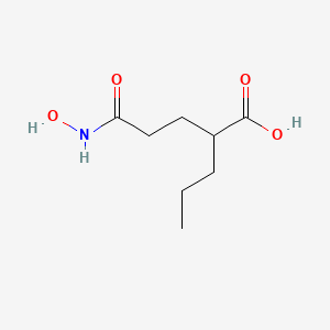 molecular formula C8H15NO4 B13829830 Valproyl hydroxamic acid, VPA-HA 