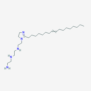 molecular formula C26H53N5 B13829909 N-(2-Aminoethyl)-N'-[2-[2-(8-heptadecenyl)-4,5-dihydro-1H-imidazol-1-YL]ethyl]ethylenediamine CAS No. 3528-65-2