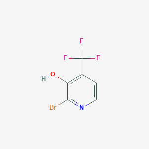 molecular formula C6H3BrF3NO B1382992 2-Bromo-4-(trifluoromethyl)pyridin-3-ol CAS No. 1211526-19-0