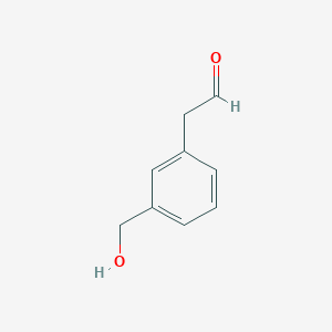 molecular formula C9H10O2 B13829952 [3-(Hydroxymethyl)phenyl]acetaldehyde CAS No. 433228-94-5