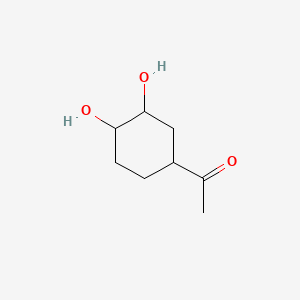 molecular formula C8H14O3 B13830005 Ethanone, 1-(3,4-dihydroxycyclohexyl)- 