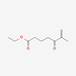 molecular formula C10H16O3 B13830093 Ethyl 6-methyl-5-oxohept-6-enoate 