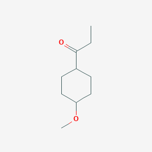 molecular formula C10H18O2 B1383015 1-(4-Methoxycyclohexyl)propan-1-one CAS No. 859055-52-0