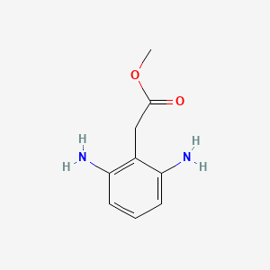 molecular formula C9H12N2O2 B13830167 Methyl 2-(2,6-diaminophenyl)acetate 