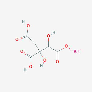 molecular formula C6H7KO8 B13830178 Potassium Hydroxycitrate Tribasic Monohydrate; 3-C-Carboxy-2-deoxypentaric Acid Tripotassium Salt Monohydrate 