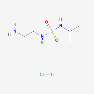 [(2-Aminoethyl)sulfamoyl](propan-2-yl)amine hydrochloride