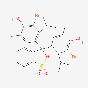 molecular formula C27H28Br2O5S B13830206 Bromothymol blue solution R1 