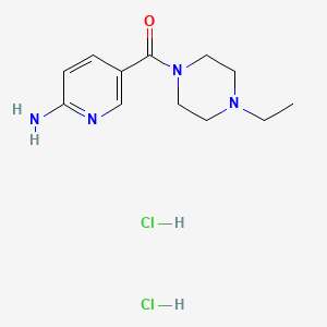 5-(4-Ethylpiperazine-1-carbonyl)pyridin-2-amine dihydrochloride