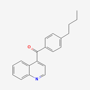 4-(4-Butylbenzoyl)quinoline