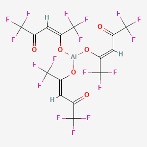 molecular formula C15H3AlF18O6 B13830269 Aluminum hexafluoro-2,4-pentanedionate 