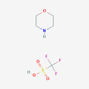 molecular formula C5H10F3NO4S B13830297 Morpholine trifluoromethanesulfonate 