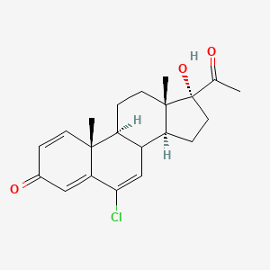 molecular formula C21H25ClO3 B13830339 1-Chlormadinone 