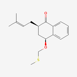 molecular formula C17H22O2S B13830351 Catalponol methylthiomethyl ether 
