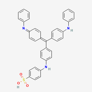 molecular formula C37H29N3O3S B13830387 Alkali Blue 6B (C.I. 42765) 